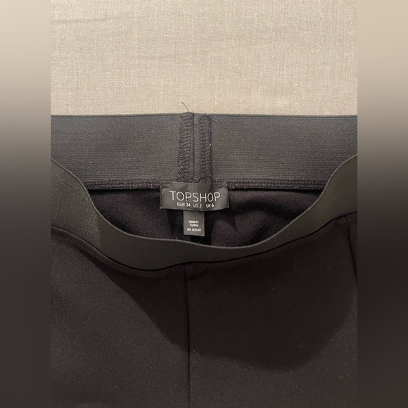 Women’s TOPSHOP Black Biker Knee Ponte Leggings! - Picture 4 of 8